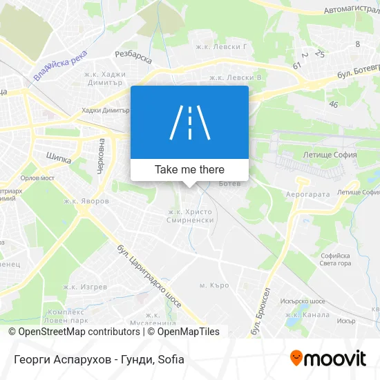 Карта Георги Аспарухов - Гунди