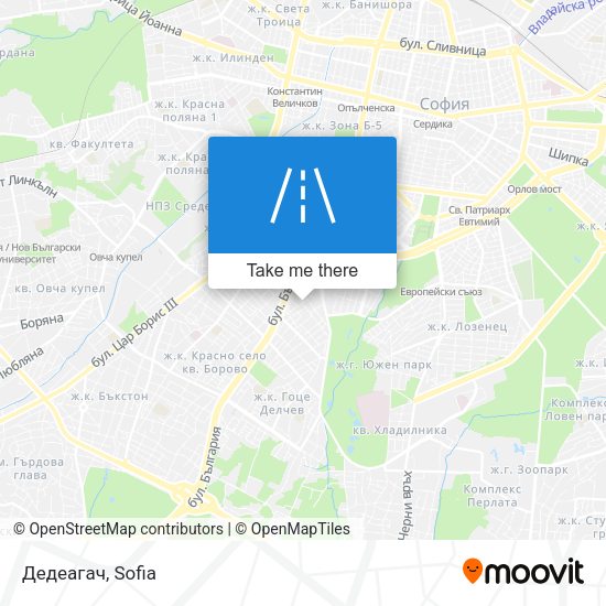 Дедеагач map