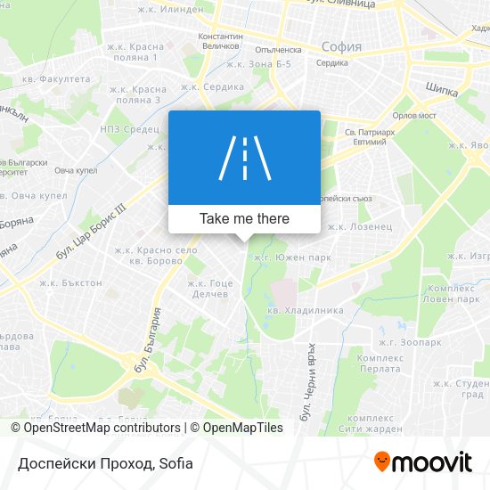 Карта Доспейски Проход