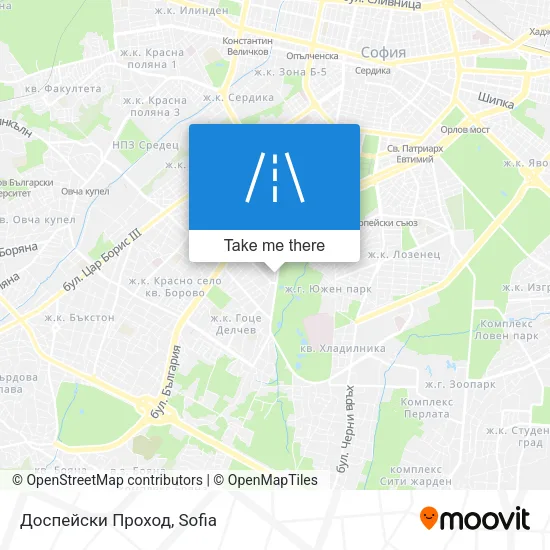 Карта Доспейски Проход