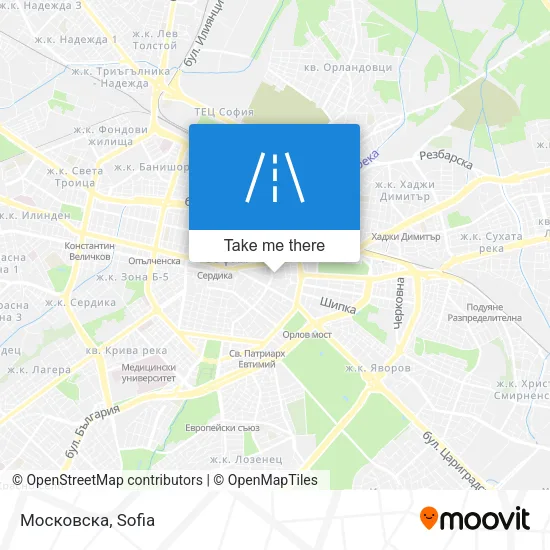 Карта Московска
