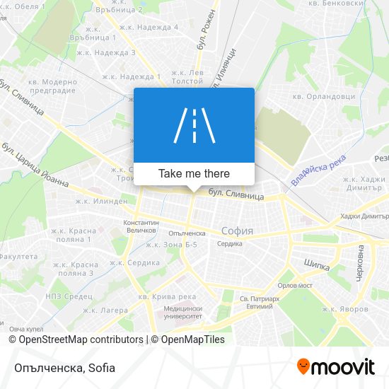 Опълченска map