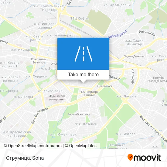 Карта Струмица