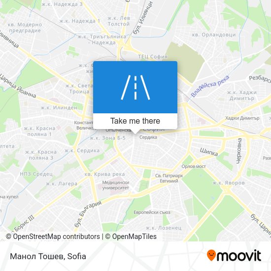 Карта Манол Тошев