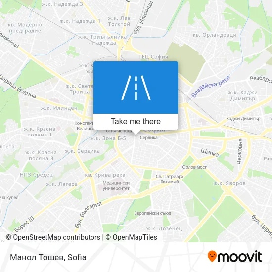 Карта Манол Тошев