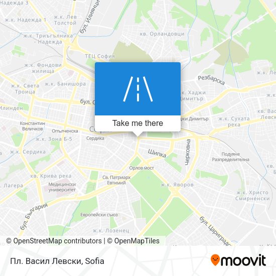 Пл. Васил Левски map
