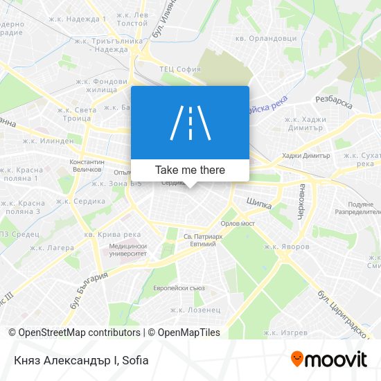 Княз Александър I map