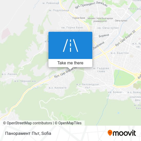 Панорамент Път map