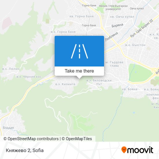 Княжево 2 map