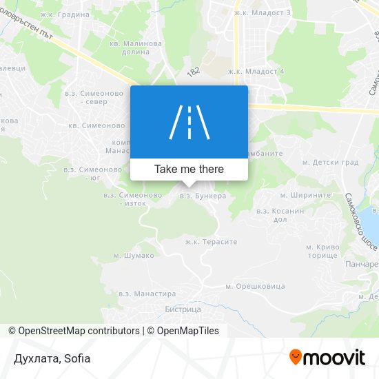 Духлата map