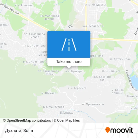 Духлата map