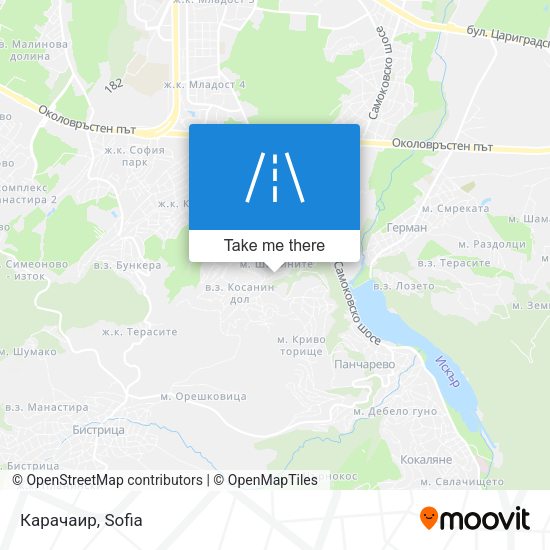 Карачаир map