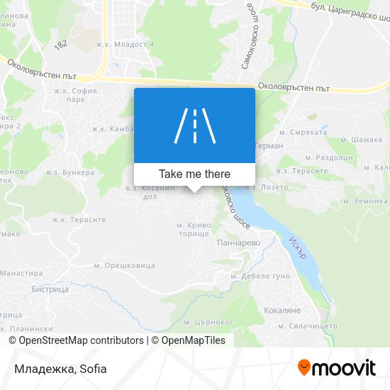Младежка map