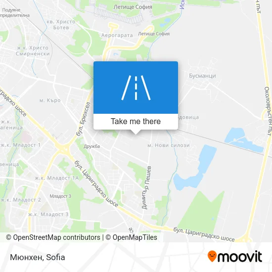 Карта Мюнхен