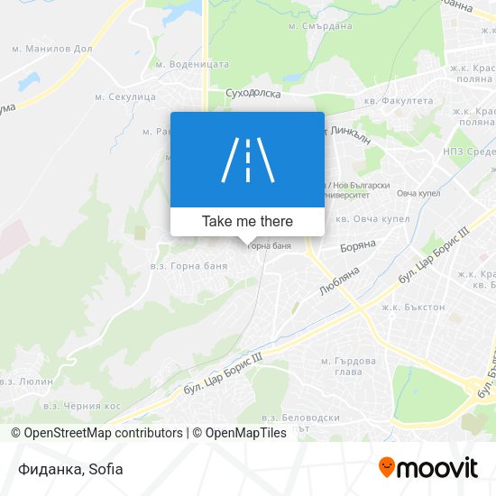 Фиданка map