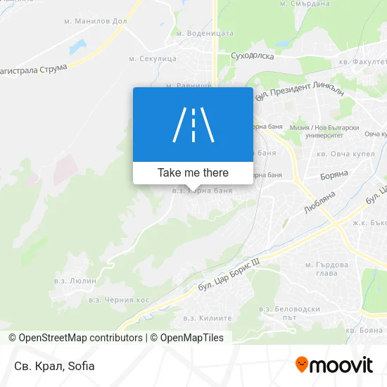 Карта Св. Крал