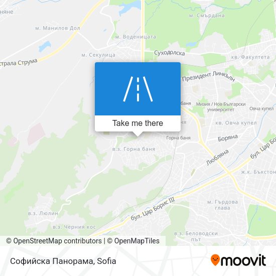 Софийска Панорама map