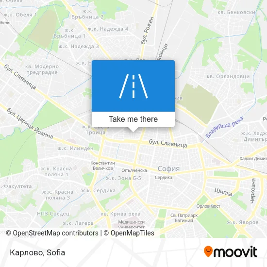 Карта Карлово