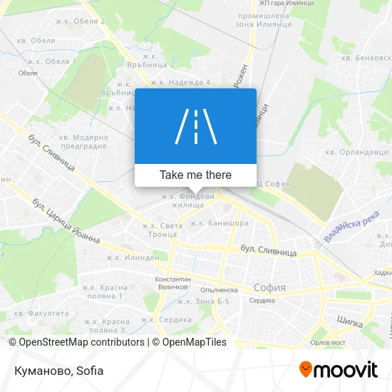 Карта Куманово