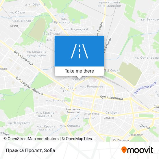 Пражка Пролет map