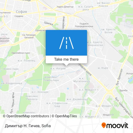 Карта Димитър Н. Гичев