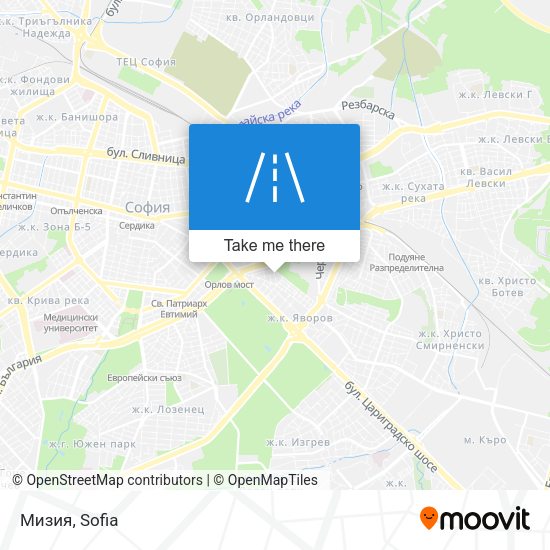 Мизия map