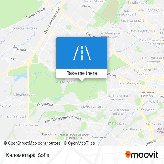 Километъра map
