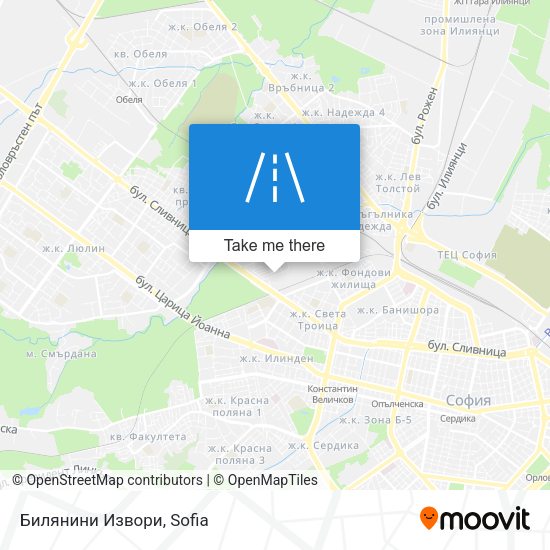 Билянини Извори map