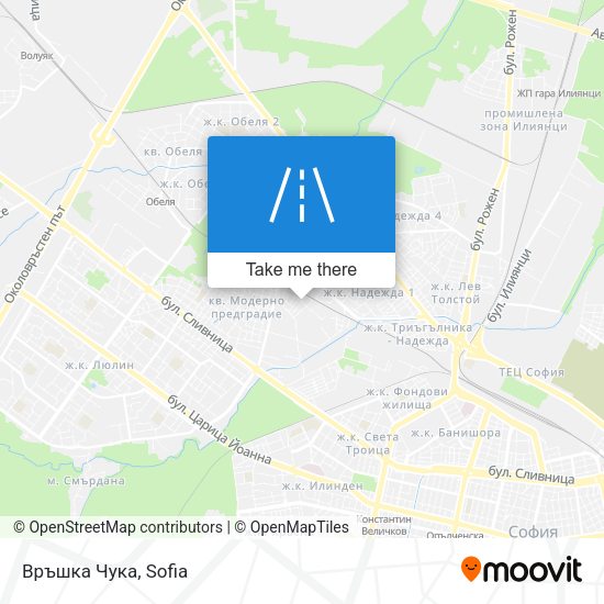 Връшка Чука map