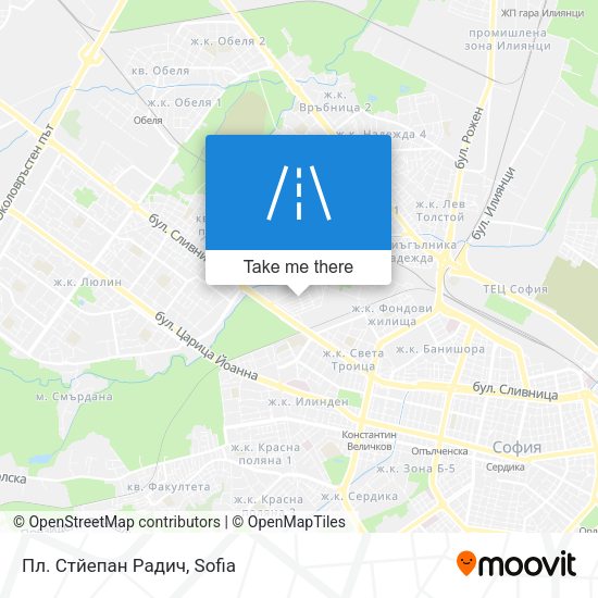 Пл. Стйепан Радич map