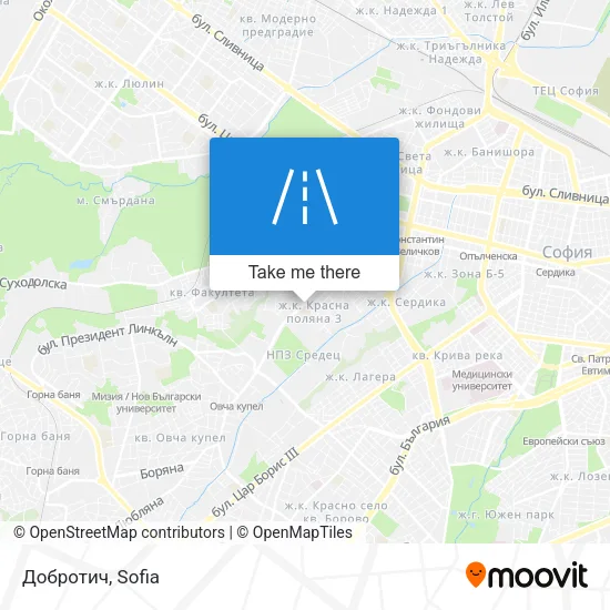 Карта Добротич