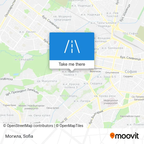 Карта Могила