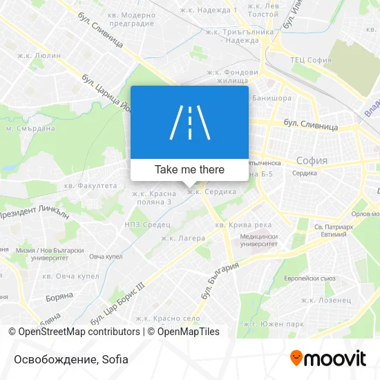 Карта Освобождение