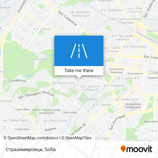 Карта Стразимировци