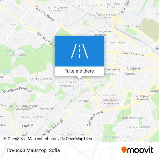 Карта Трънски Майстор