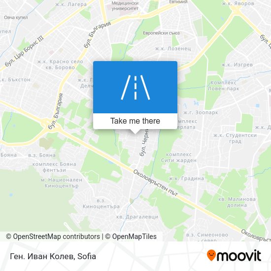 Ген. Иван Колев map