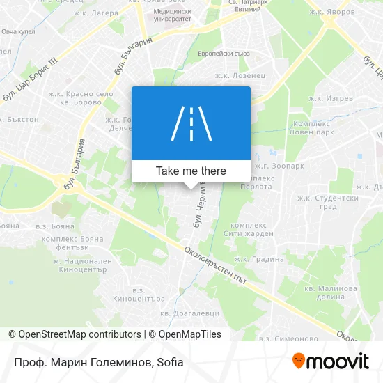 Карта Проф. Марин Големинов