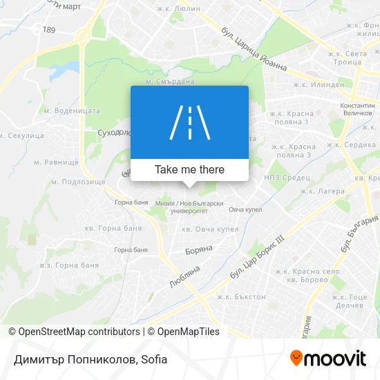 Карта Димитър Попниколов