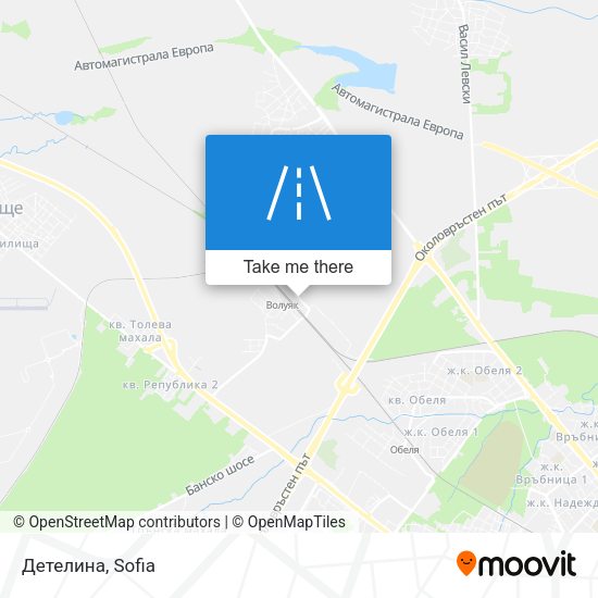 Карта Детелина