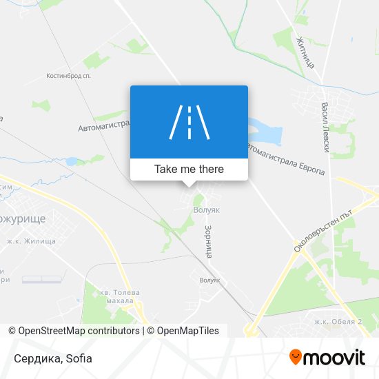 Сердика map