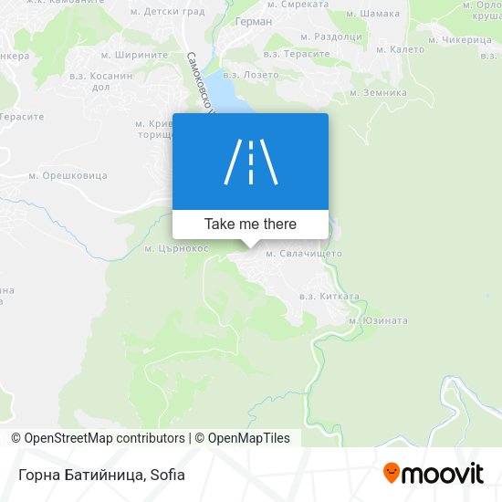 Горна Батийница map