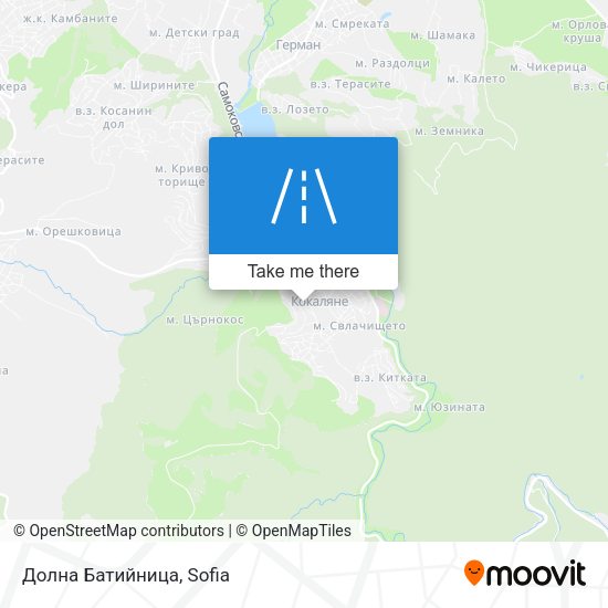 Долна Батийница map