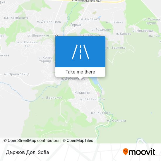 Държов Дол map