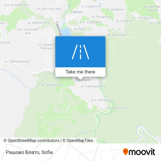 Рашово Блато map