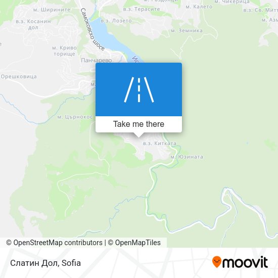 Слатин Дол map