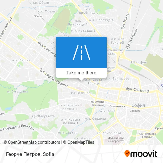 Карта Георче Петров