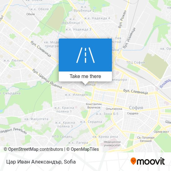 Цар Иван Александър map