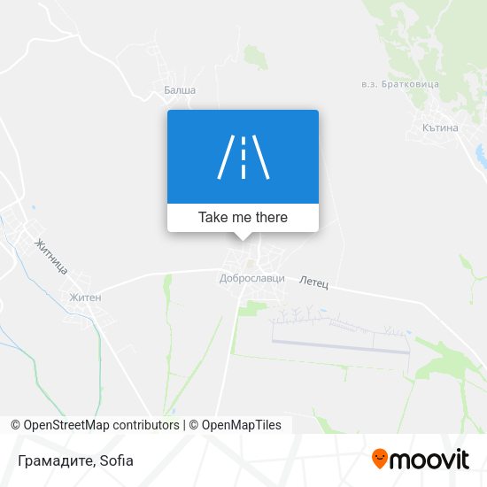 Грамадите map