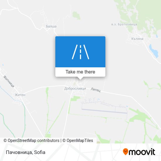 Пачовница map