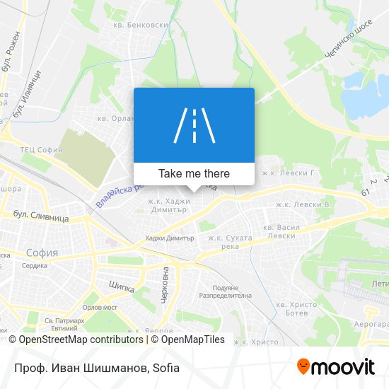 Проф. Иван Шишманов map